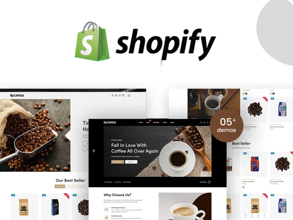 A Shopify storefront built for a coffee subscription brand