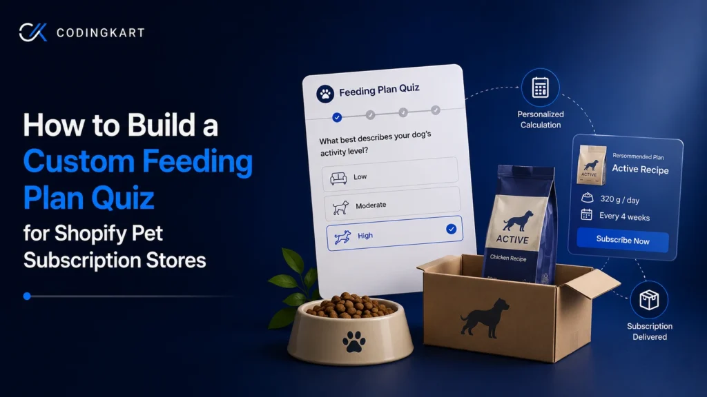How to Build a Custom Feeding Plan Quiz for Shopify Pet Subscription Stores